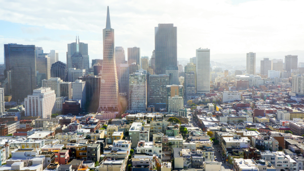 Bay Area aerial photo